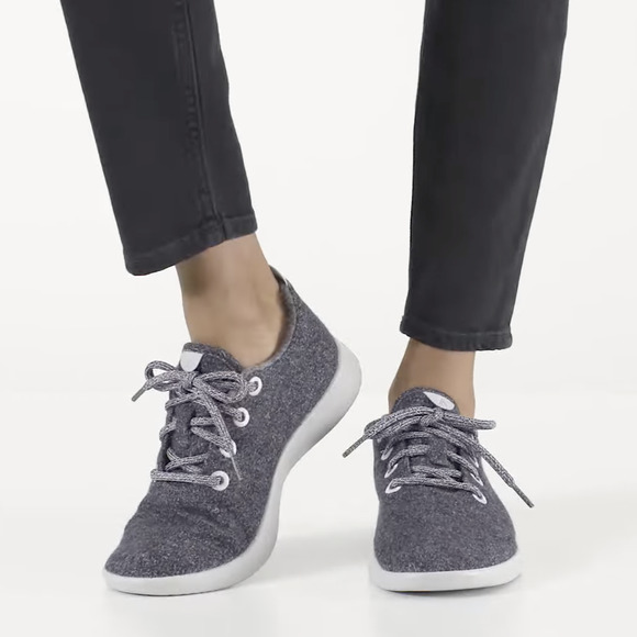 allbirds Shoes - Allbirds Natural Heather Grey Wool Runner Sneakers